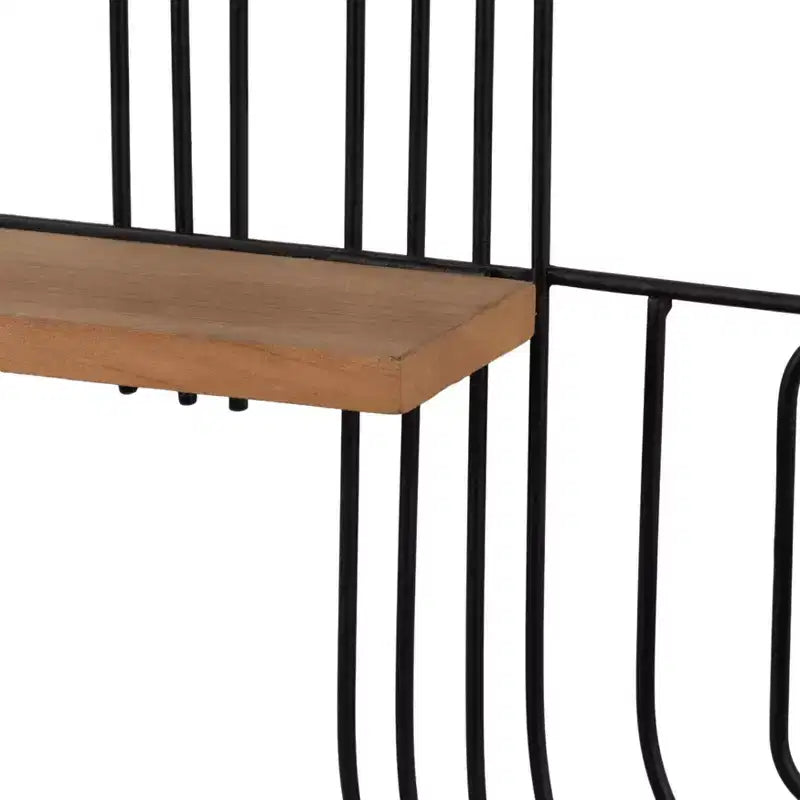 Pot de fleurs en céramique avec support - Jardinière ronde décorative avec base en bambou - Pot de fleurs bohème moderne pour la maison ou le bureau - 9 ivoire et beige