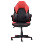Chaise de jeu ergonomique Okak avec accoudoirs réglables, chaise de bureau avec pivotement à 360 degrés et contrôle de l'inclinaison, chaise croisée pour salle de jeux, bureau, noir