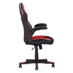 Chaise de jeu ergonomique Okak avec accoudoirs réglables, chaise de bureau avec pivotement à 360 degrés et contrôle de l'inclinaison, chaise croisée pour salle de jeux, bureau, noir