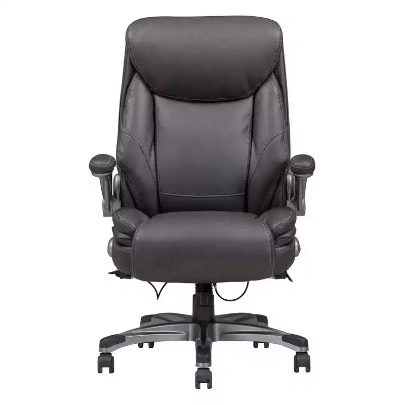 Chaise de bureau ergonomique Okak Classic avec accoudoirs réglables, chaise confortable avec rotation à 360 degrés et roulettes, chaise de bureau pour le bureau, la maison, gris
