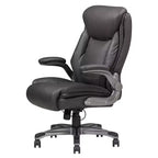 Chaise de bureau ergonomique Okak Classic avec accoudoirs réglables, chaise confortable avec rotation à 360 degrés et roulettes, chaise de bureau pour le bureau, la maison, gris