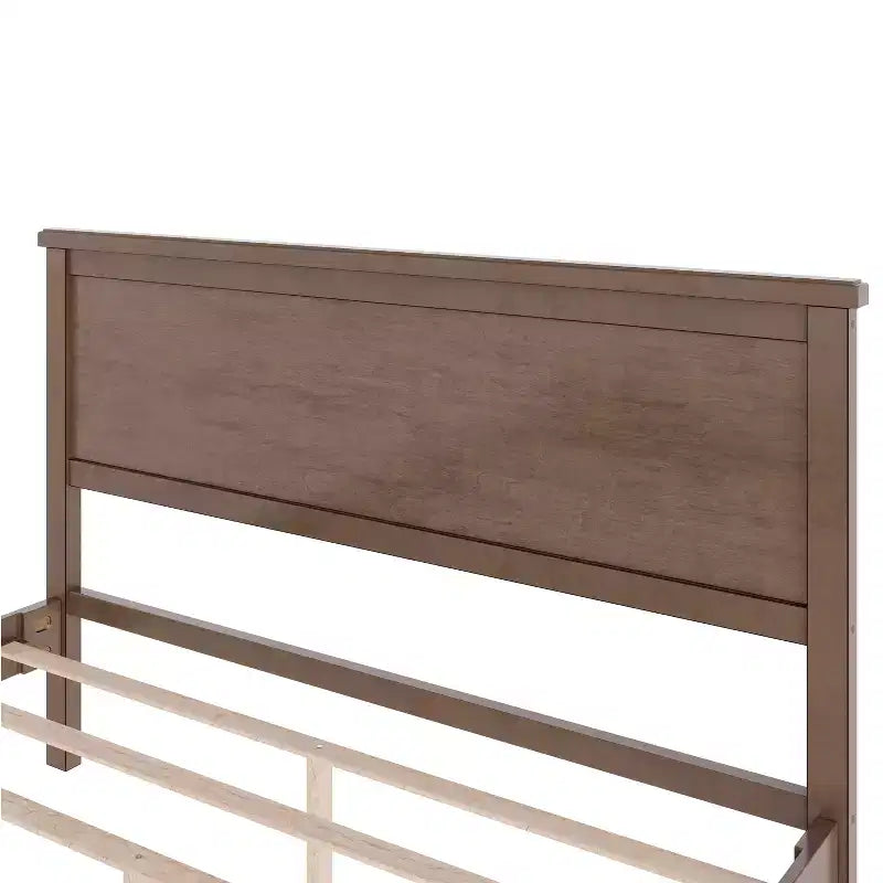 Lit plateforme Polibi en bois massif style moderne du milieu du siècle