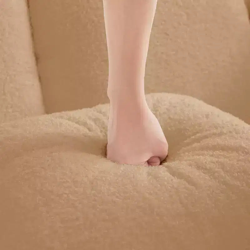 77.2 Canapé Teddy, éponge 32D, sans ossature, deux chaises longues, convertible, couleur contrastée, symétrique, salon