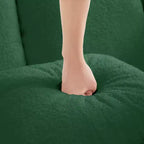 77.2 Canapé Teddy, éponge 32D, sans ossature, deux chaises longues, convertible, couleur contrastée, symétrique, salon