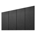 VEVOR Metal Pegboard Panels, 24 x 12 Pegboard, 4 Panels, Heavy Duty Steel Peg Board Wall Organizer, Black