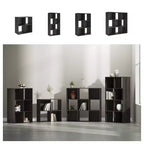 Meuble de rangement 9 cubes Signature Design by Ashley – Bibliothèque ouverte polyvalente et unité de présentation pour une organisation domestique moderne