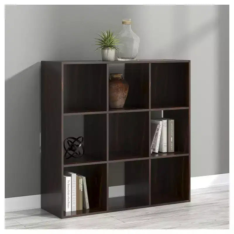 Meuble de rangement 9 cubes Signature Design by Ashley – Bibliothèque ouverte polyvalente et unité de présentation pour une organisation domestique moderne