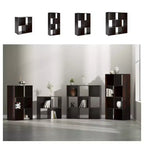 Meuble de rangement 9 cubes Signature Design by Ashley – Bibliothèque ouverte polyvalente et unité de présentation pour une organisation domestique moderne