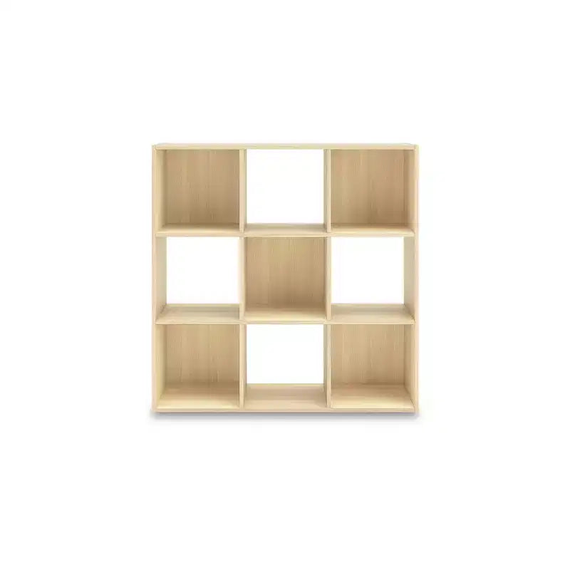 Meuble de rangement 9 cubes Signature Design by Ashley – Bibliothèque ouverte polyvalente et unité de présentation pour une organisation domestique moderne