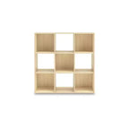 Meuble de rangement 9 cubes Signature Design by Ashley – Bibliothèque ouverte polyvalente et unité de présentation pour une organisation domestique moderne
