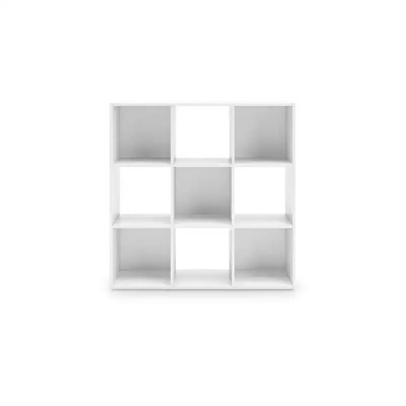 Meuble de rangement 9 cubes Signature Design by Ashley – Bibliothèque ouverte polyvalente et unité de présentation pour une organisation domestique moderne