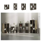 Meuble de rangement 9 cubes Signature Design by Ashley – Bibliothèque ouverte polyvalente et unité de présentation pour une organisation domestique moderne