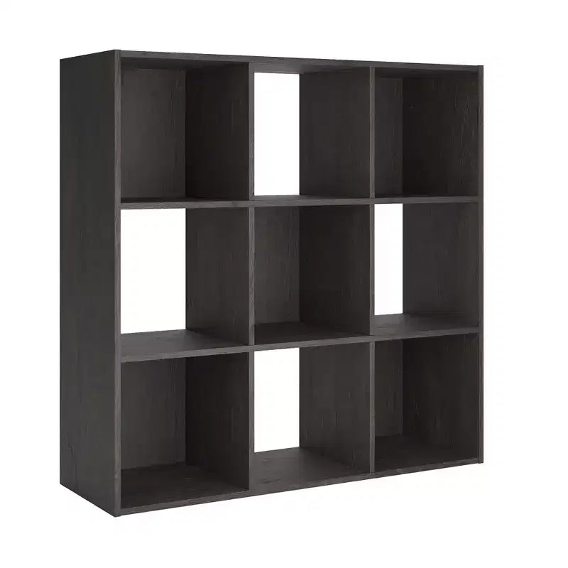 Meuble de rangement 9 cubes Signature Design by Ashley – Bibliothèque ouverte polyvalente et unité de présentation pour une organisation domestique moderne