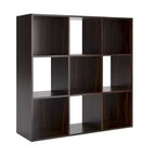 Meuble de rangement 9 cubes Signature Design by Ashley – Bibliothèque ouverte polyvalente et unité de présentation pour une organisation domestique moderne