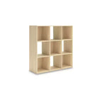 Meuble de rangement 9 cubes Signature Design by Ashley – Bibliothèque ouverte polyvalente et unité de présentation pour une organisation domestique moderne