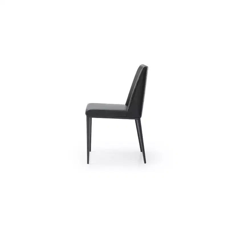 Lot de 4 chaises de salle à manger HomeStock 36 po en similicuir gris, pour un aménagement intérieur polyvalent, idéal et tendance