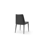 Lot de 4 chaises de salle à manger HomeStock 36 po en similicuir gris, pour un aménagement intérieur polyvalent, idéal et tendance