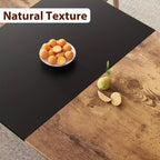 COZONY 78,7 Grande Table à Manger Rectangulaire pour 6 à 8 Personnes, Table de Cuisine Industrielle en Bois avec Cadre Métallique Robuste pour Salle à Manger, Restaurant (Sans Chaises)