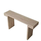 Okak 60IN Table Console Longue de Ferme, Table d'Entrée avec Plateau Épais et Long, Table d'Appoint Rustique pour Salon, Couloir