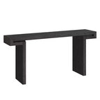 Okak 60IN Table Console Longue de Ferme, Table d'Entrée avec Plateau Épais et Long, Table d'Appoint Rustique pour Salon, Couloir