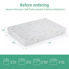 Matelas en mousse à mémoire de forme 8 à 10 pouces en boîte, mousse gel de fermeté moyenne avec housse en bambou rafraîchissante, sans fibre de verre, certifié CertiPUR-US