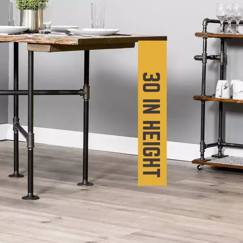 Table de cuisine Solitaire par PIPE DÉCOR