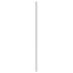 vidaXL Tête de lit durable en métal pour lits California King Size, montage facile, style moderne blanc