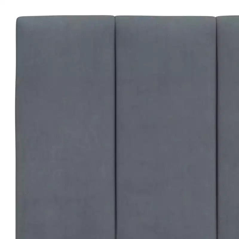 vidaXL Coussin de Tête de Lit Hanko Gris Foncé 60,2 Velours