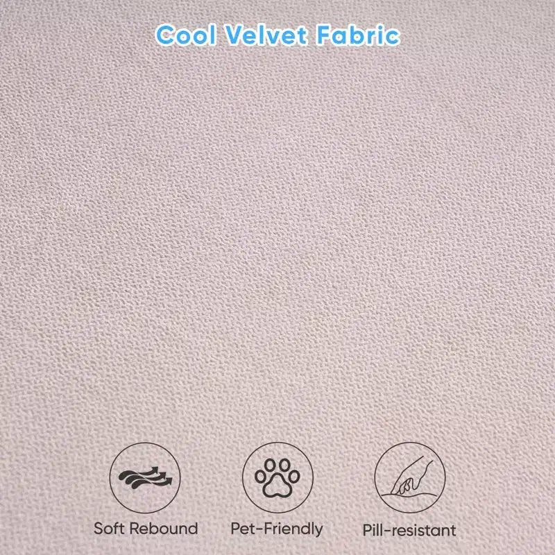 Canapé-lit Mjkone convertible avec matelas en mousse à mémoire de forme, porte-gobelets, ports de chargement USB