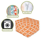 Majestic Home Goods, pouf ottoman Treillis