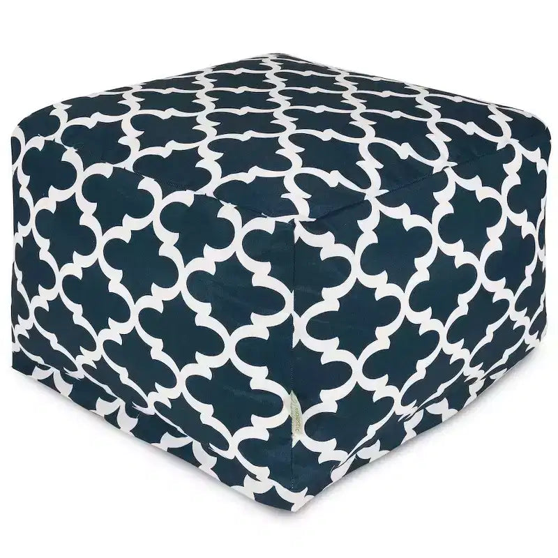 Majestic Home Goods, pouf ottoman Treillis