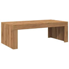 vidaXL Table Basse Chêne Artisan Bois d'ingénierie Standard Moderne