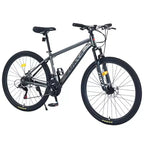 VTT Okak 27,5 pouces avec cadre en alliage d'aluminium, vélo tout-terrain pour enfants avec 21 vitesses et suspension avant, vélo pour enfants et adultes