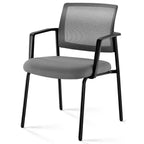 TUYOHW Chaise en maille croisée sans roulettes, lot de 1, chaise de bureau avec support lombaire et pieds en métal, chaise de jeu pour le bureau