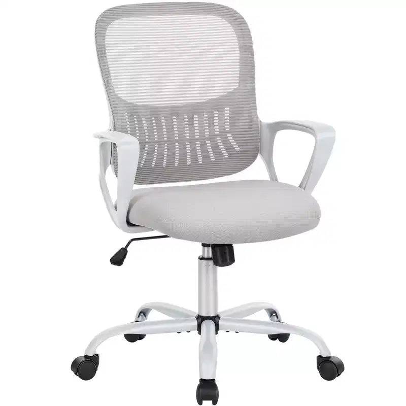 TUYOHW Chaise de bureau en maille à roulettes, Hauteur 41,5" réglable, Fauteuil gamer pour bureau