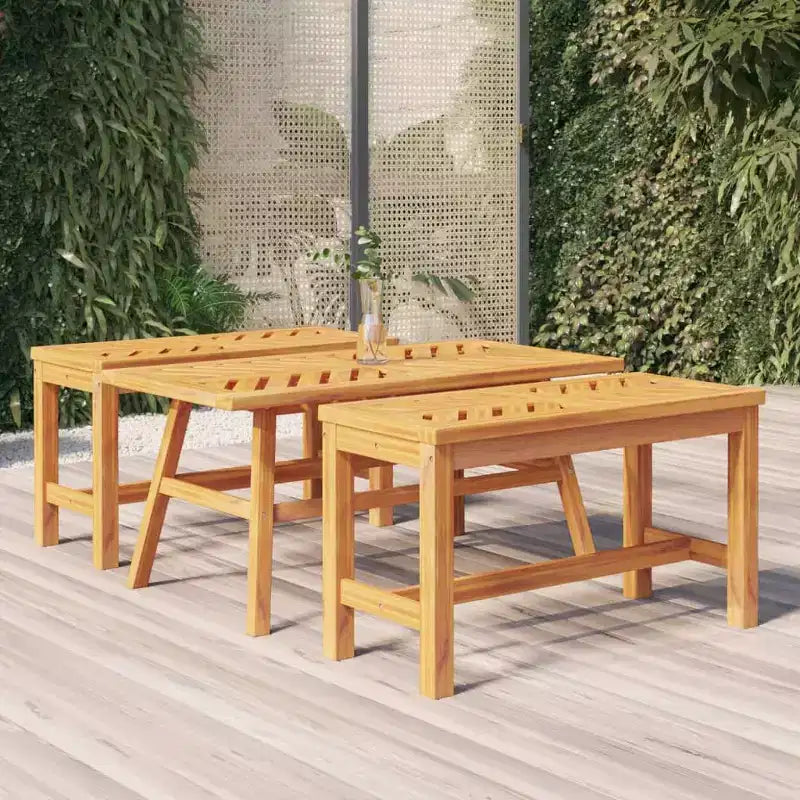 vidaXL Table basse 100x50x45 cm Bois d'acacia massif
