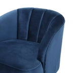 Fauteuil d'appoint Christopher Knight Home Eryn en velours Altay, en bois d'hévéa, style moderne du milieu du siècle