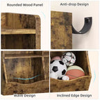 Étagère à Livres 3 Niveaux pour Enfants avec Meuble de Rangement pour Jouets, Casier pour Enfants