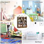 Étagère à Livres 3 Niveaux pour Enfants avec Meuble de Rangement pour Jouets, Casier pour Enfants