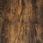 vidaXL Table basse blanc bois d'ingénierie, table basse moyenne en métal