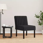 vidaXL Chaise de loisirs velours noir