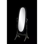 Miroir Ovale Entier TUYOHW, Miroir de Coiffeuse avec Cadre en Bois pour Chambre à Coucher, Salon, Vestiaire