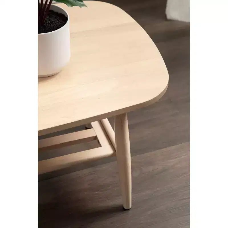 Table basse en bois Kate and Laurel Nilas, 44x22x18, Naturel