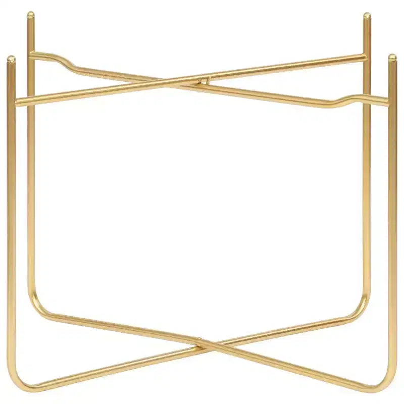 vidaXL Table d'appoint noir et doré 15x15x15,2 cm Bois d'ingénierie