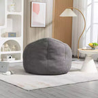 Fauteuil Poire TUYOHW avec Repose-pieds Rembourré, Fauteuil de Sol en Mousse capitonnée pour une Relaxation Totale, Ensemble Fauteuil Canapé Confortable pour Salon, Chambre