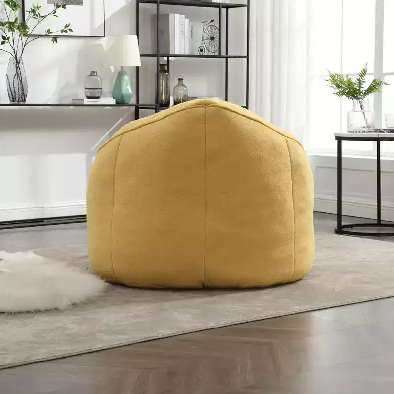 Fauteuil Poire TUYOHW avec Repose-pieds Rembourré, Fauteuil de Sol en Mousse capitonnée pour une Relaxation Totale, Ensemble Fauteuil Canapé Confortable pour Salon, Chambre
