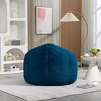Fauteuil Poire TUYOHW avec Repose-pieds Rembourré, Fauteuil de Sol en Mousse capitonnée pour une Relaxation Totale, Ensemble Fauteuil Canapé Confortable pour Salon, Chambre