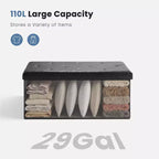 TUYOHW Banc de rangement pliable 30/43 pouces avec siège rembourré en mousse plus épaisse, banc de bout de lit, banc d'entrée pour salon
