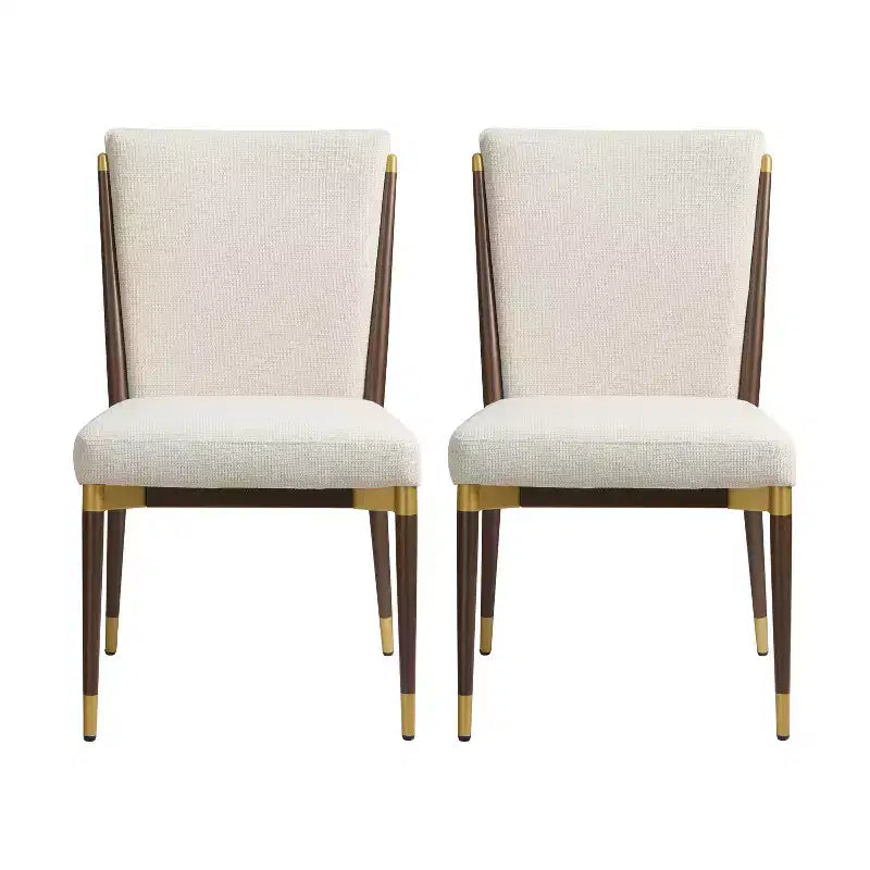 Christopher Knight Home Ulrika Chaises de salle à manger modernes rembourrées (Lot de 2)
