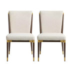 Christopher Knight Home Ulrika Chaises de salle à manger modernes rembourrées (Lot de 2)